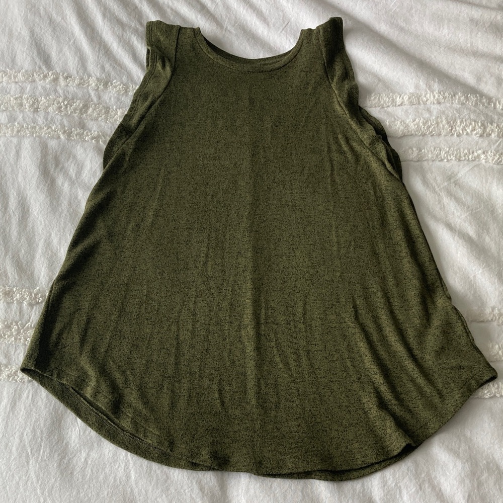 Old Navy Olive Green Swing Tank Top